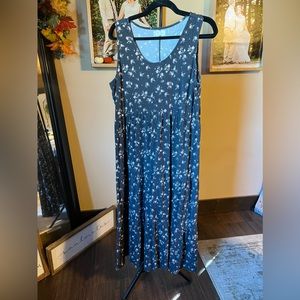 Faded midi dress